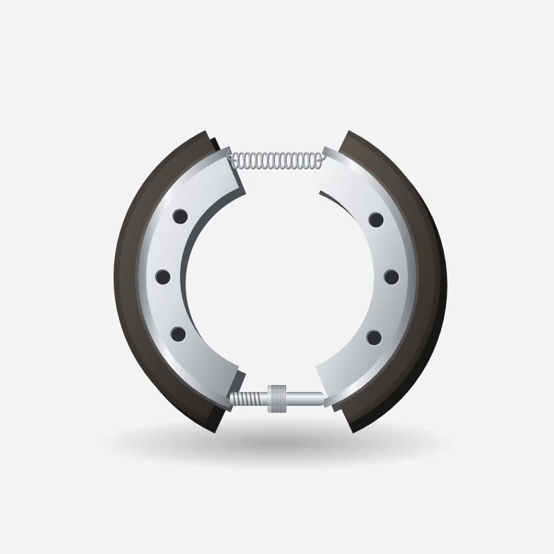 Rear Brake Shoes, Ford Figo 1.5